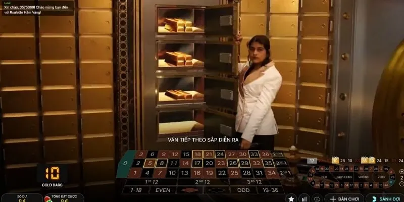 Tìm hiểu thông tin tổng quan về Roulette Hầm Vàng Livestream tại U888